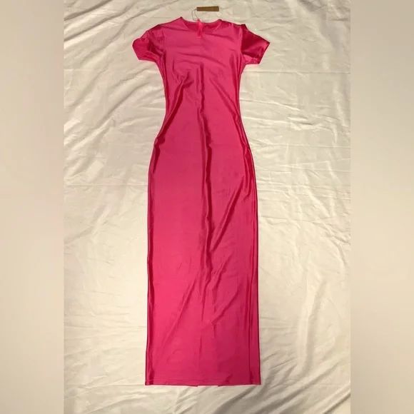 SOLD❗️❗️ NWT: SKIMS - SHINE JERSEY LONG DRESS - Picture 7 of 7